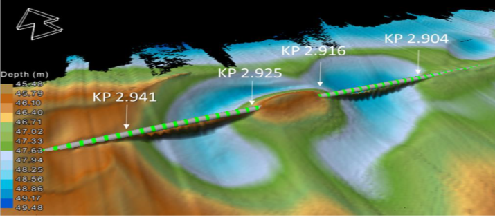 Sidescan Sonar - Pipeline Freespan - Image 4